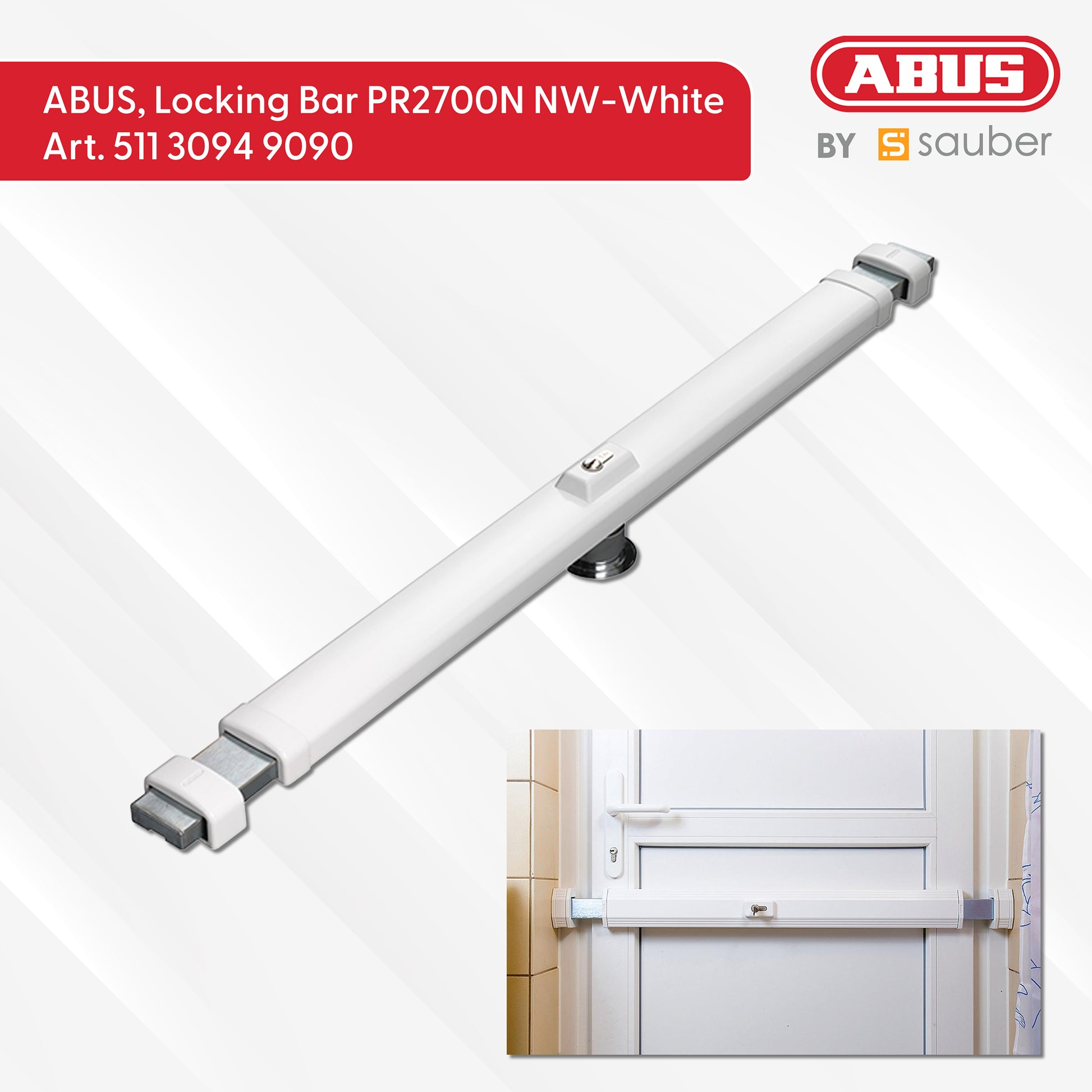ABUS Locking Bar PR2700N NW-White